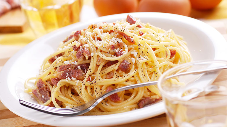 spaghetti à la carbonara